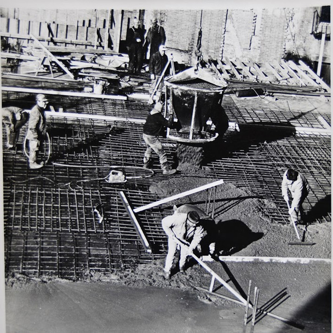 Construction of Boston City Hall